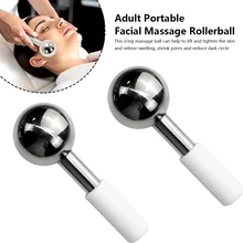 

2Pcs Ice Hockey Roller Energy Massage Beauty Facial Eye Crystal Ball Massager Water Wave Ice Globes Skin Care
