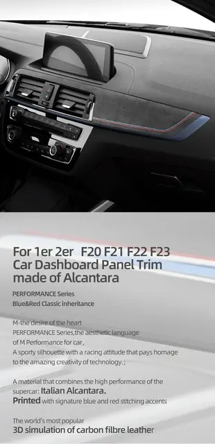 BMW Armaturenbrett Verkleidung Alcantara - Für F20 F22 F23 Modelle 2012-2019