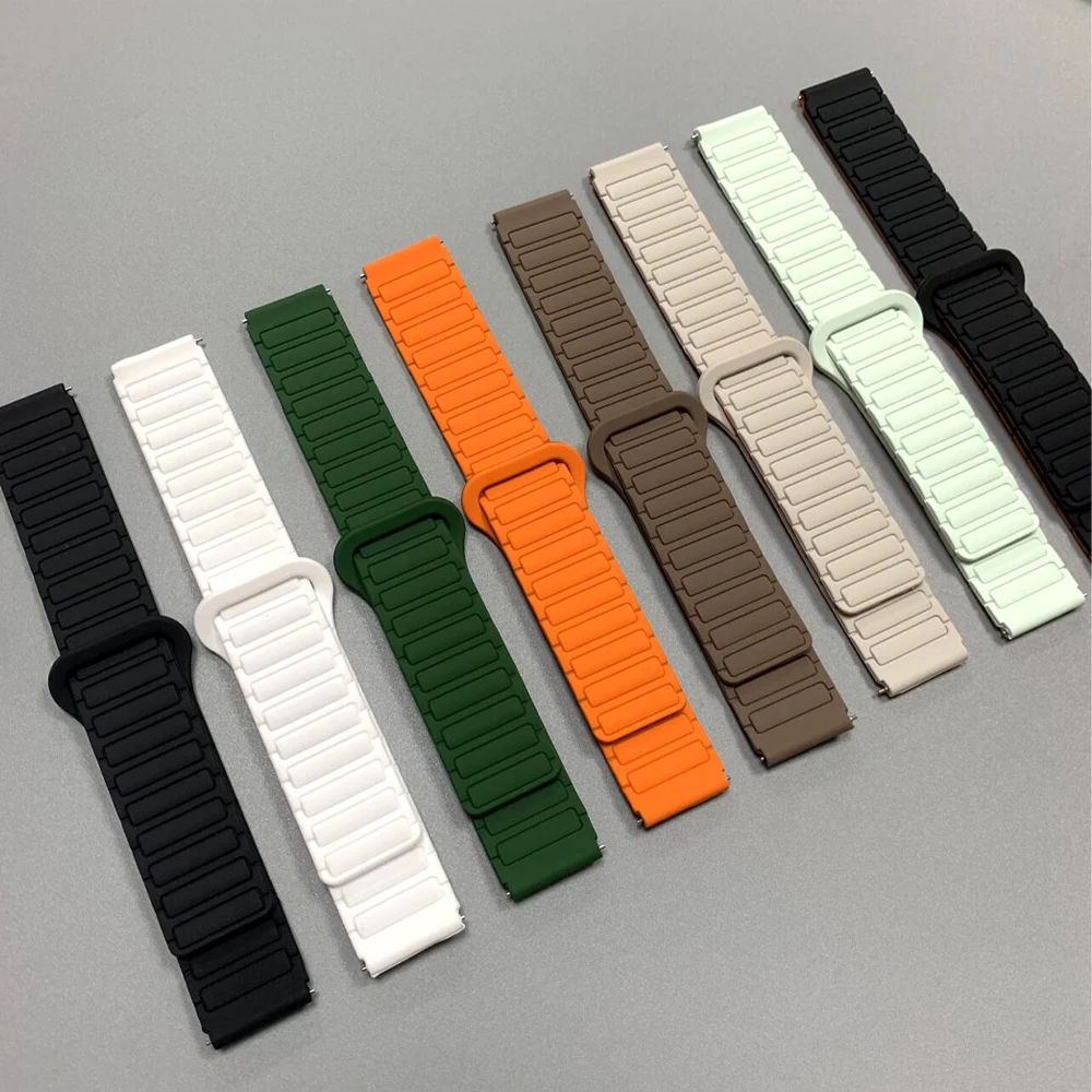 Magnetic Silicone Loop Strap - Sport Band Bracelet