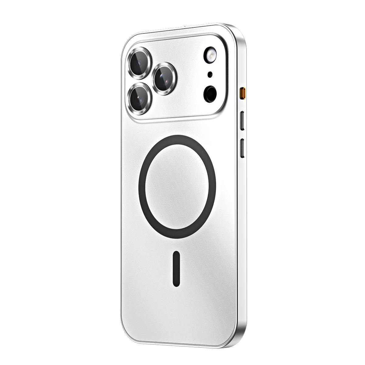 Elegant Aluminum Magnetic Phone Case with Air Lens Glass Protection