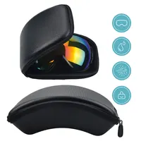 EVA Goggles Protective Case for Skiing Snowboard Waterproof Eyewear Snowboard Goggles Case with Carabiner Outdoor Sport Parts 1