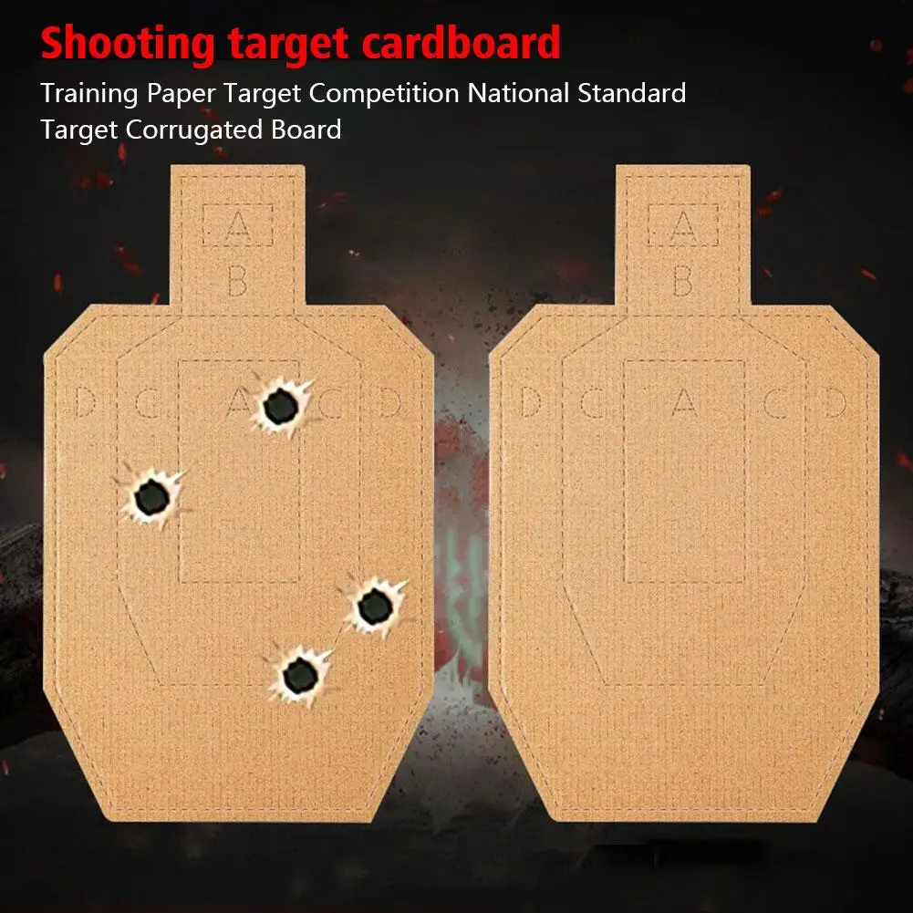 10 Pack Paper Shooting Targets Cardboard Silhouette Shooting Target Body Shape Targets For Bow Arrows Archery Shooting Hunting