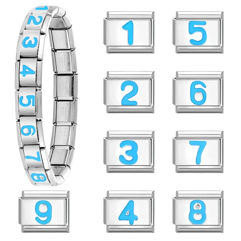 Italian Charm Bracelet Stainless Steel Fashion Jewelry