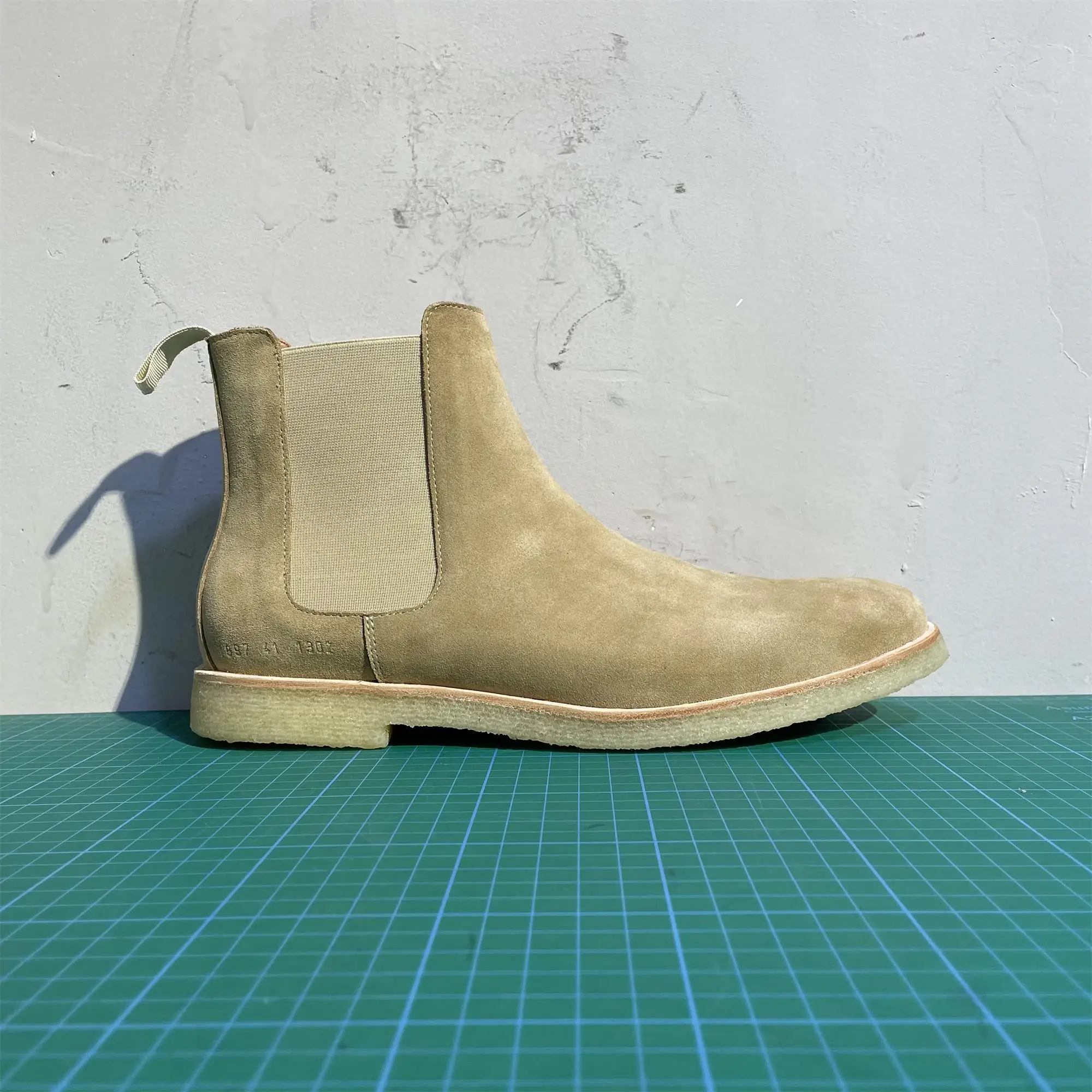 

DONNAIN Classic Luxury Cow Suede Leather Chelsea Boots Women Man Slip-On Crep Sole Top Quality Ankle Couple Boots Handmade