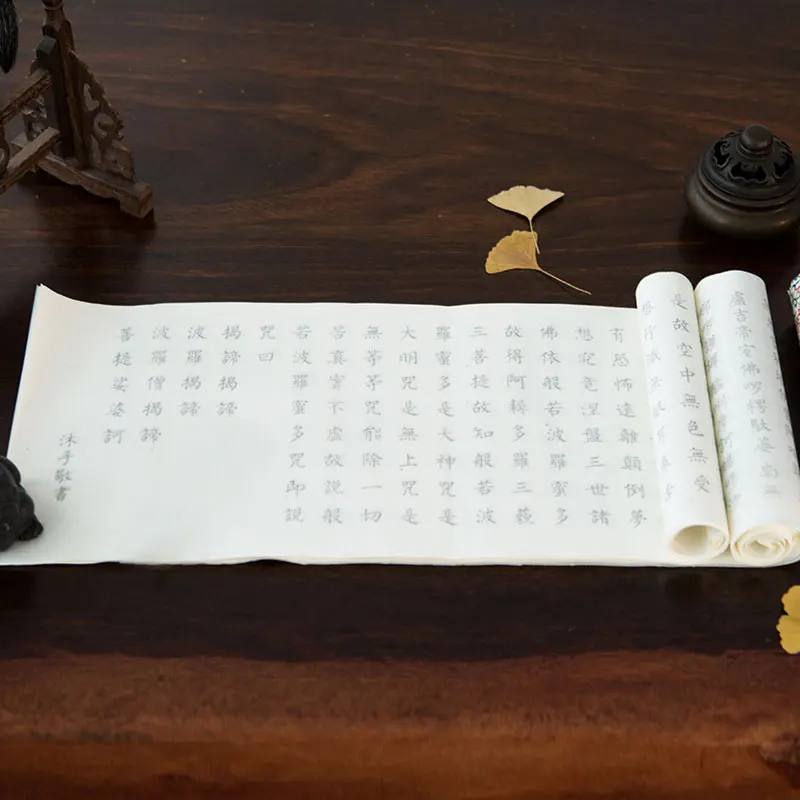 

Handwritten Scriptures Copybook Set Small Regular Script Brush Calligraphie Copybooks Practice Xuan Paper Copybook for Beginners