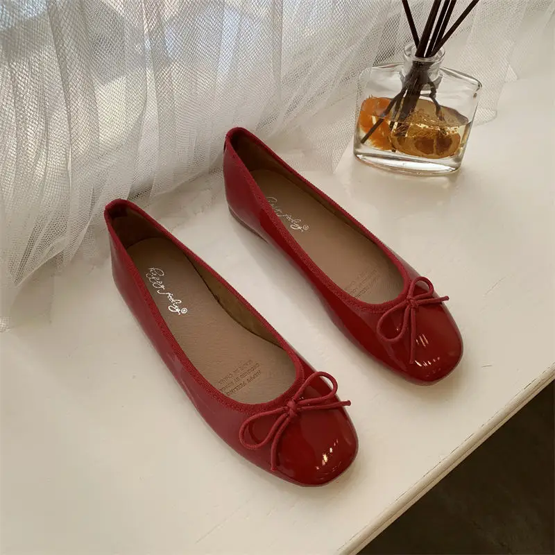 Women Flat Heel Outdoor Casual Mary Jane Flat Shoes Fashion Shallow Slip On Ladies Elegant Ballerinas Soft Shoes women shoes casual shoes women flats
