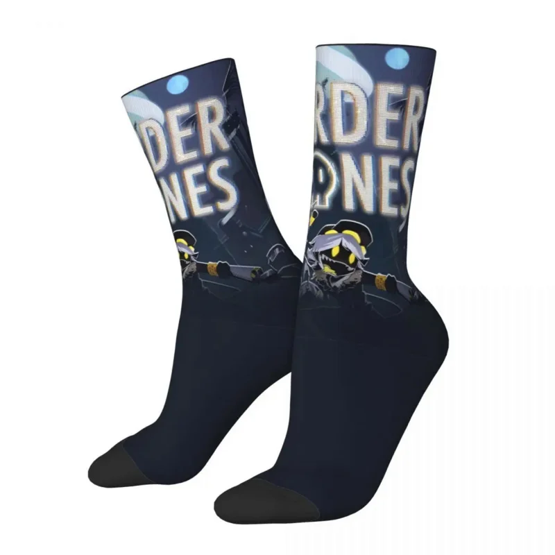 

Murder Drones Merch Crew Socks Flexible Cool Uzi Doorman Sport Middle Tube Stockings Warm for Men's Best Gift Idea