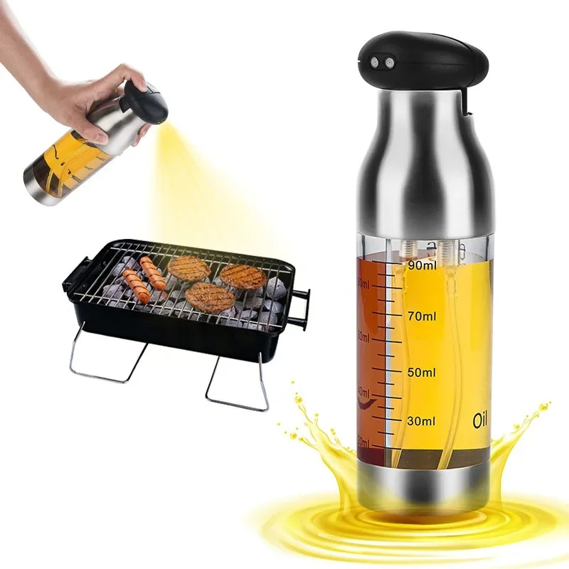 DISPENSER DOSATORE SPRAY PER OLIO ACETO DA CUCINA OLIERA ALIMENTI CIBO 100ml 7426845909385