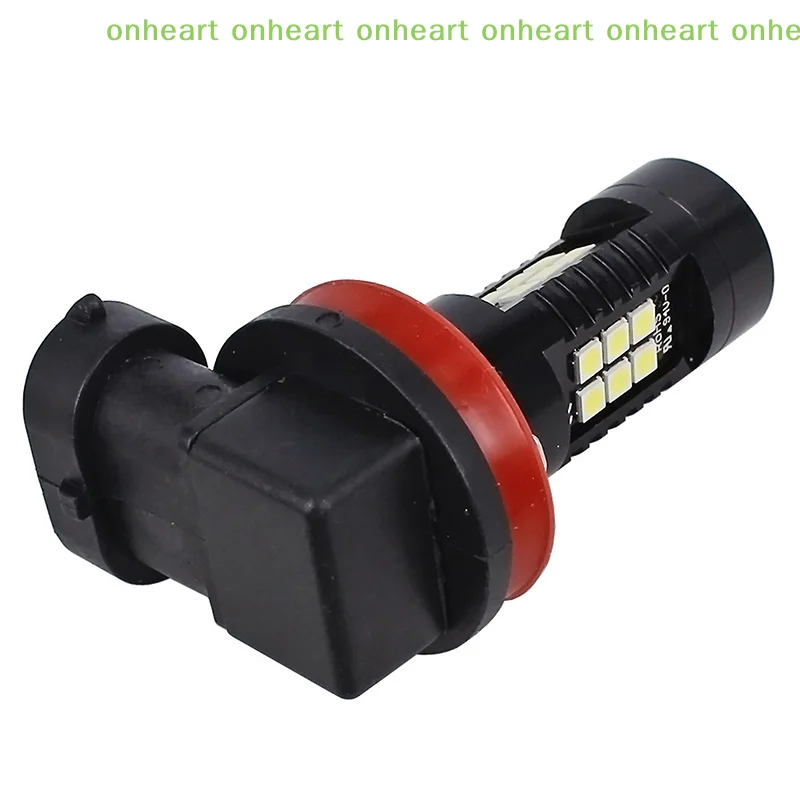 [C]H8 H11 LED 안개등 전구 3030SMD 1200LM 6000K 자동차 주행등 자동 LED 라이트