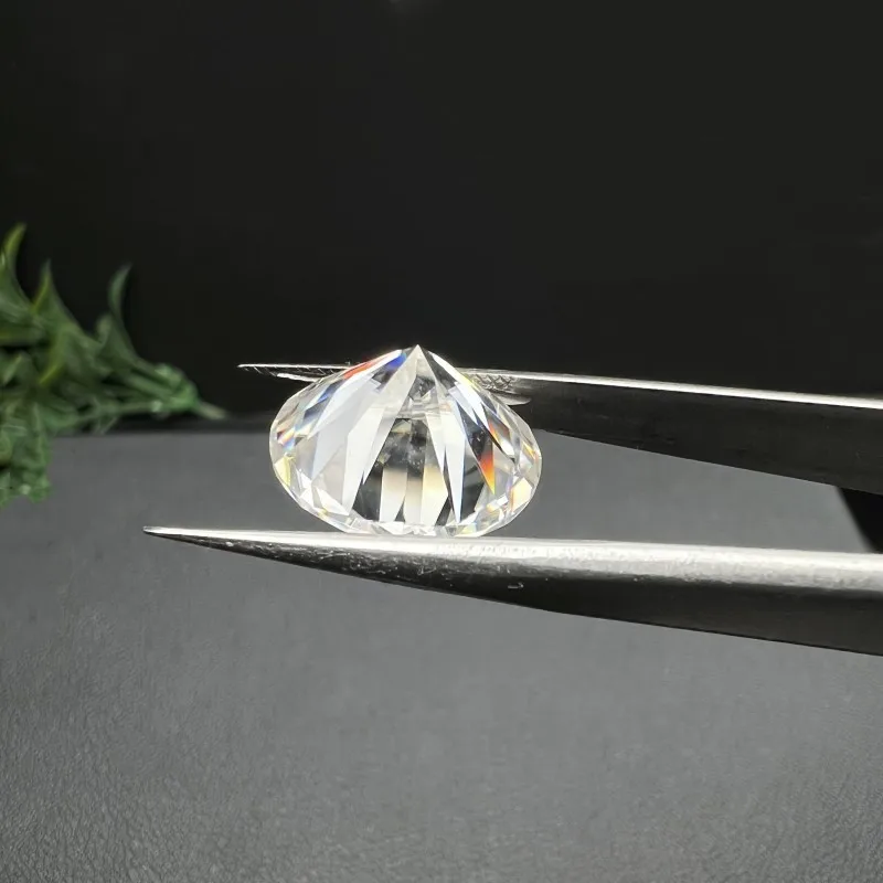[ Top European Union Quality ] New Moissanite Loose Stone D Color 3EX Cut 0.7mm-14mm Certified Moissanite Diamond Stone with GRA 4