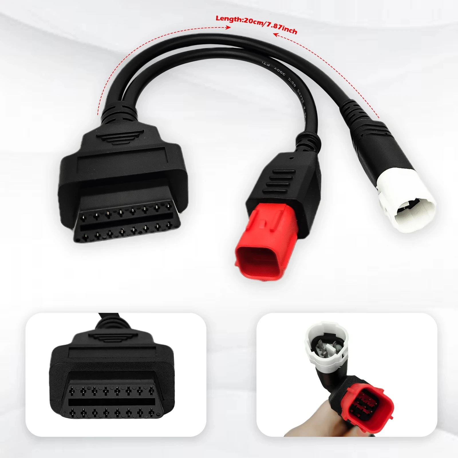 OBD2-Diagnosekabel für Yamaha Honda Suzuki KTM Motorrad OBD2-Adapterkabel 3 IN 1 Motorrad-Diagnosekabel 3-polig 4-polig 6-polig – Detail 9