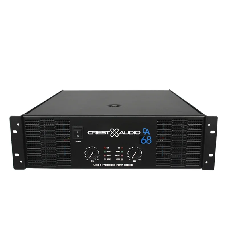 

CA68 Professional Power Amp Pure Power Amplifier 2channels (3u) KTV/Stage/Home Entertainment KTV 8Ohm/2900w*2/4Ohm 5800W*2