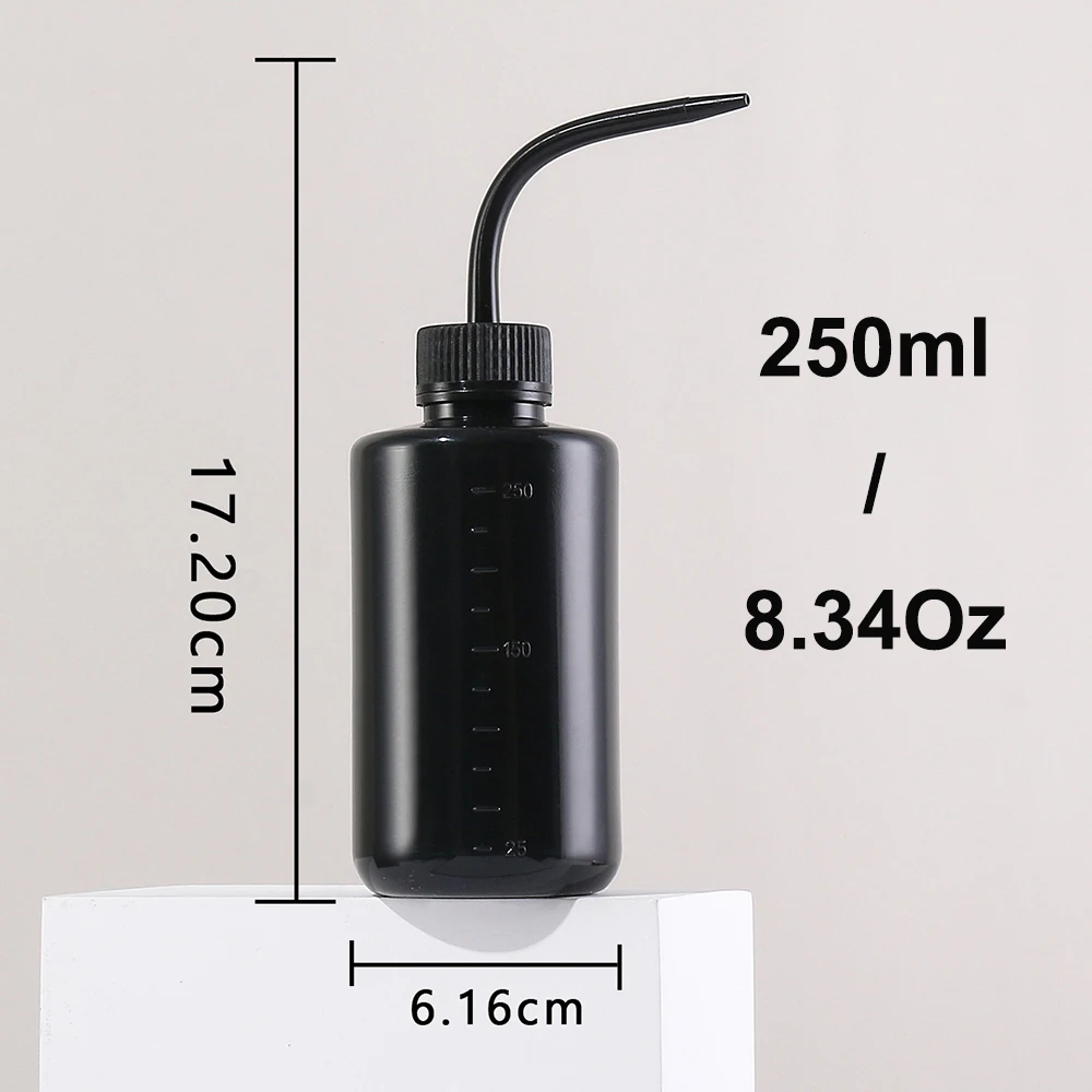 250ml Bulk Squeeze Water Squirt Bottles for Liquids with Narrow Mouth & Scale for Rinse Bottle Watering Tools, Plant Irrigation 6