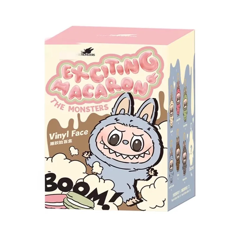 Labubu The Monsters Vinyl Face Doll Heart-Moving Macaron