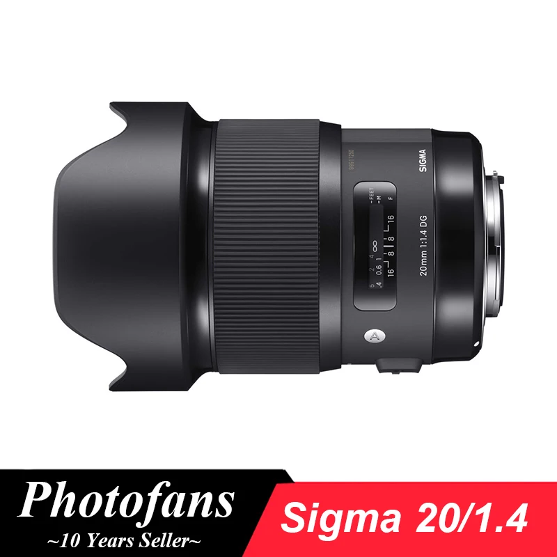 Sigma 20Mm F/1.4 Dg Hsm Art Obiettivo Grandangolare Per Canon Nikon Sony