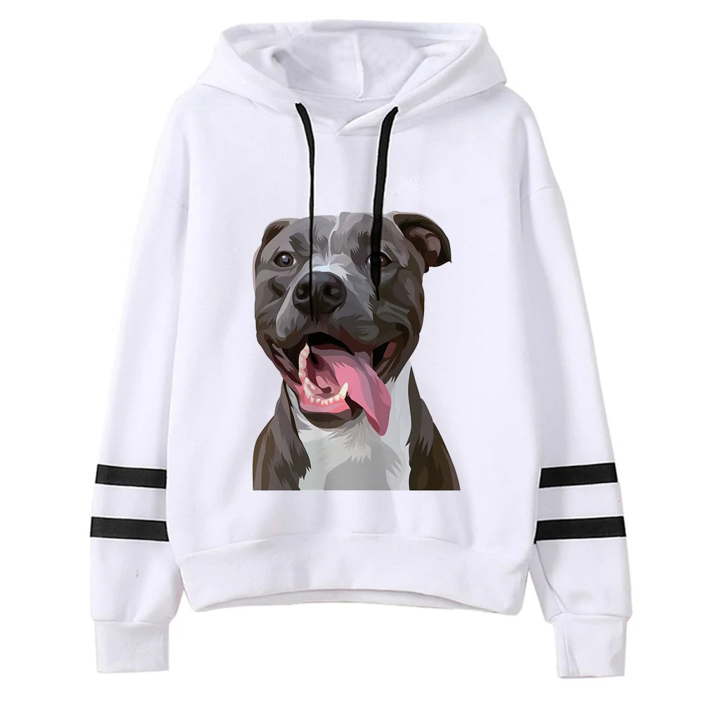 

Pitbull hoodies women graphic vintage streetwear 90s clothing women japanese Hood