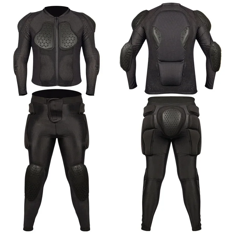 Skiing Anti-Fall Armor Full-Body Protection for Back Elbows and Chest, Inner Wear for Single and Double Board Skiing 4