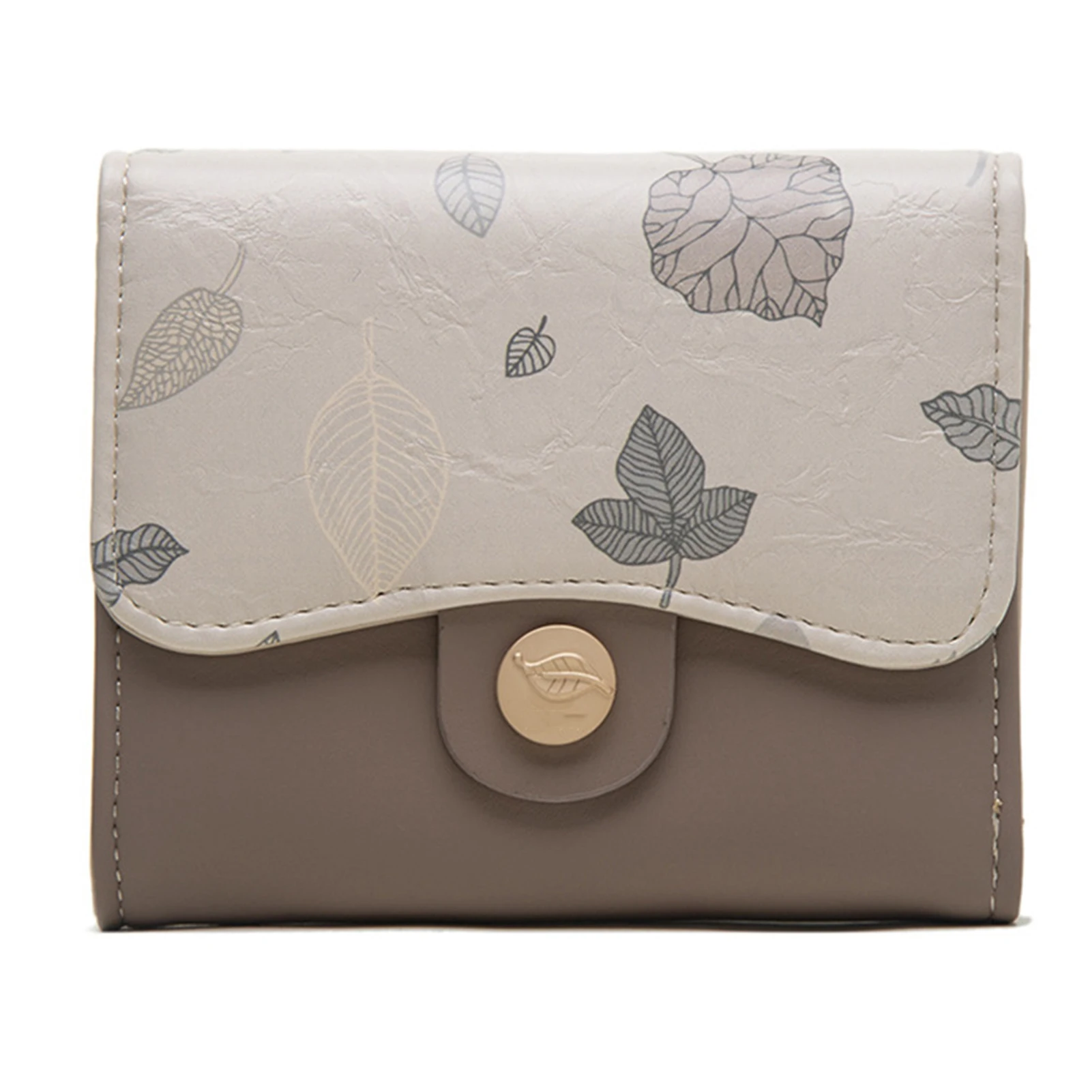 

New Women's Small Purse Wallet Large Capacity For Working Business Top Quality Sweet Tri-fold Student Coin Purse Card Holder Bag