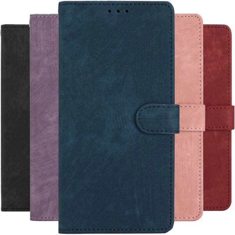 Premium Soft Leather Wallet Case with Stand and Photo Frame Slot