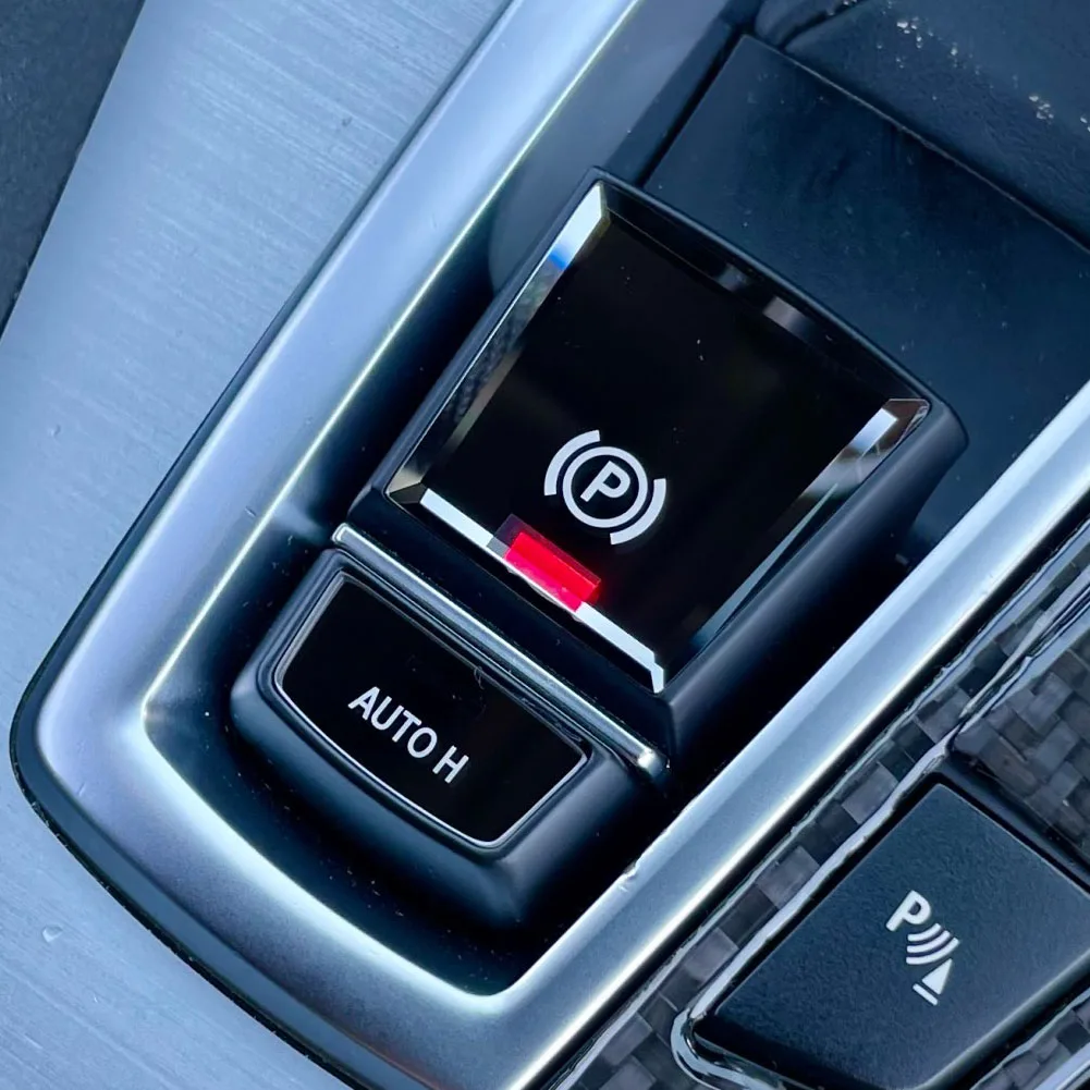 Car Parking Brake P Button Switch Cover Handbrake For BMW X5 X6 F15 F16 2014-handbrake button