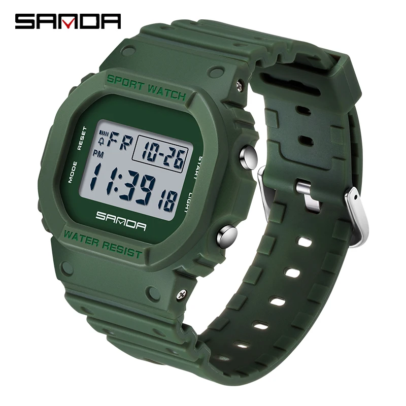 SANDA Men's Innovative Waterproof Sports Watch with Luminous Display