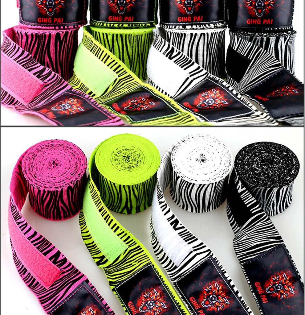 1 paar Boxing Bandage Boxen Training Elastische Bandage Sanda Kick MMA Hand Handschuhe Wraps Gürtel Boxen Sport Handgelenk Schutz – Detail 7