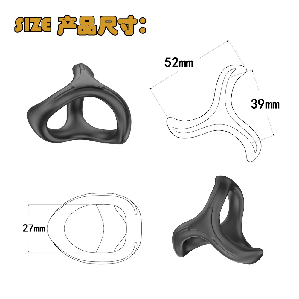 Penis Cock Ring 9 Kinds of Men's Penis Ring Lower Body Restraint Glans Stimulate Cock Ring Couples Sex Delay Ejaculation Penis Obstruction