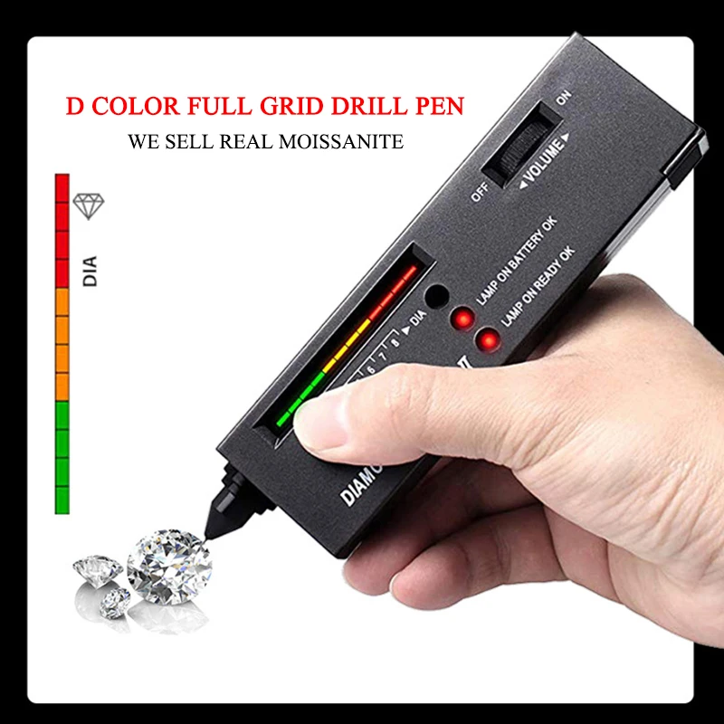 Moissanita Stones For Jewelry With GRA Real Moissanite Certified Lab Grown Pass Diamond tester pen Loose Gemstones