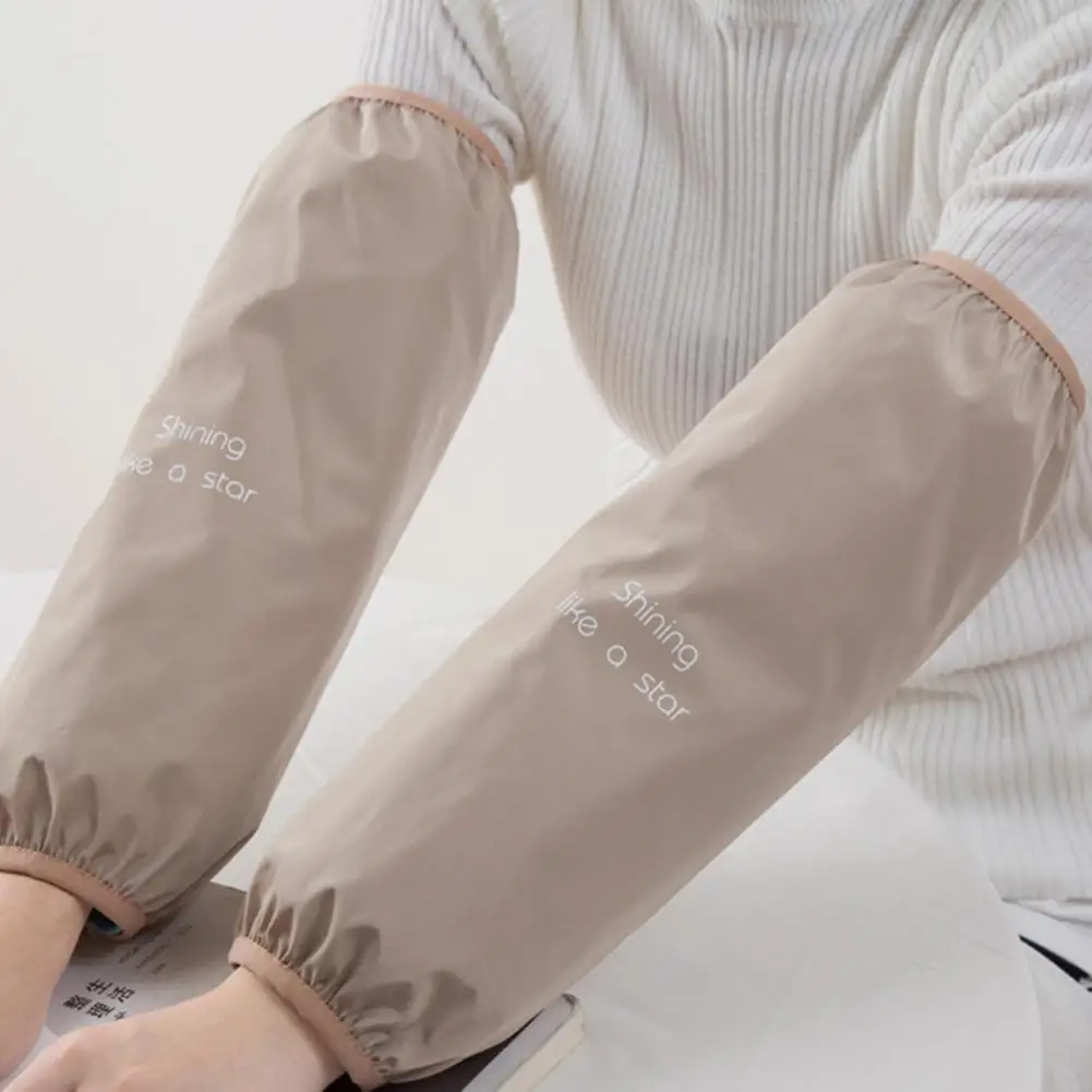 Waterproof Oversleeves Anti-Dirty Housework Cleaning Fawn Arm Sleeves Sleeve Cuff Arm Cover Kitchen Apron Accessories 1 Pair Waterproof Oversleeves Kitchen Arm Sleeves
