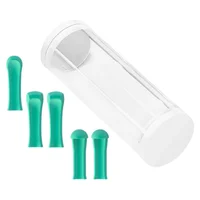 Replace Tool Visual Ear Scoop Cover Spoon Tips Silica Gel Abs Earwax Remover Accessory Reusable Cleaner 2