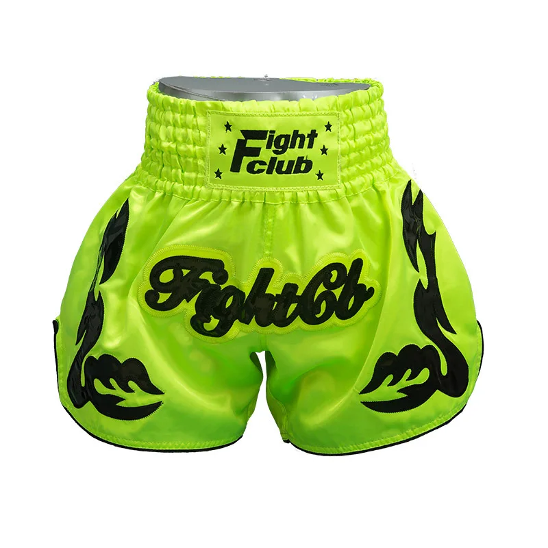 High Quality Boxing Shorts Men Women Kids Kickboxing MMA Training Trunks Sanda Pantalones Size XS-3XL Shorts De Muay Thai