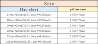 Flower Plants Queen Size Sheet Set Kid's Room Flower Bedding Set Bed Sheets and Pillowcases Bedding Flat Sheet Bed Sheet Set 3