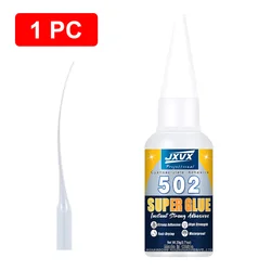 Advanced Transparent Plastic Repair Glue - Quick - Set Formula for DIY Crafts and Projects (P502 - 20Ml - 1Pc)