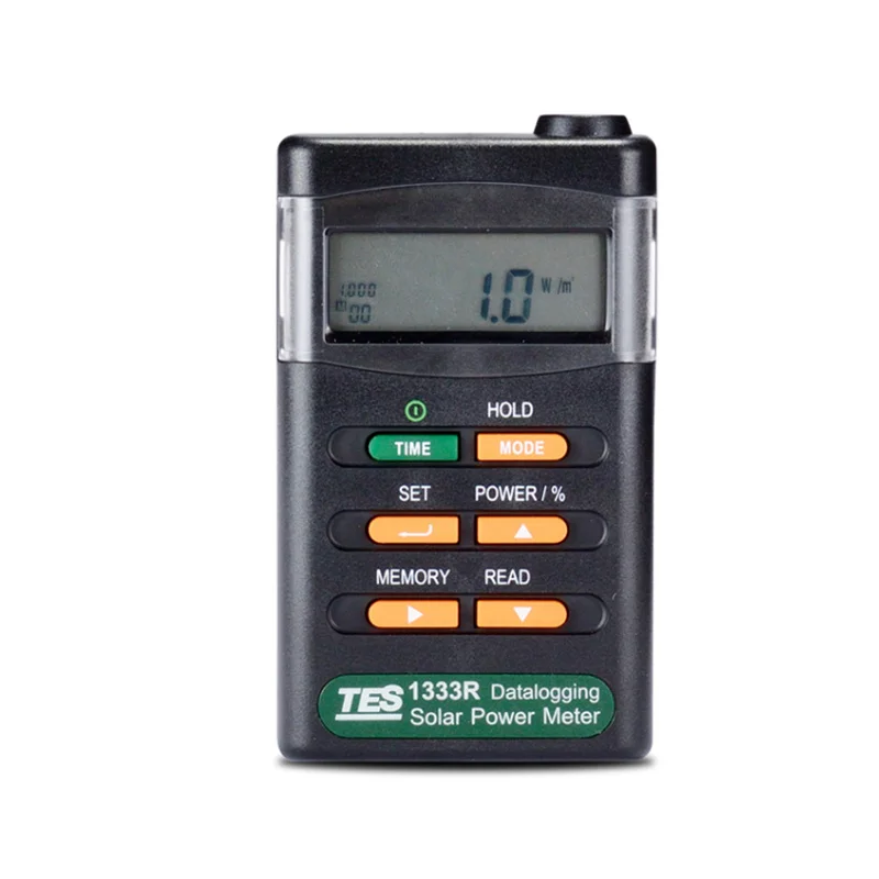 TES-1333R RS-232 Interface Datalogging Solar Power Meter