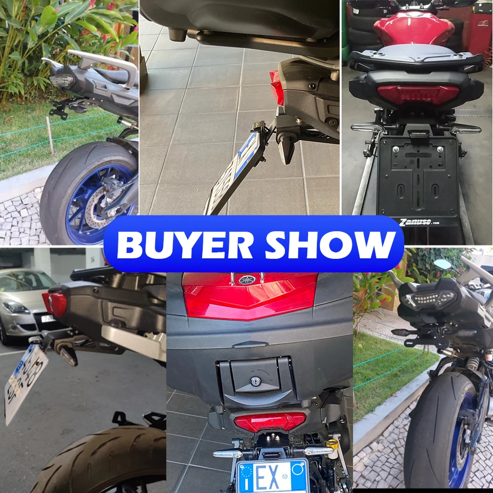 License Plate Holder For Triumph Tiger 660 Sport - Motorcycle Rear Tail Tidy Fender Eliminator LED Light From Other Exterior Accessories - Price 96.93 - View #8