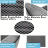 Cat Litter Mat Double Layer Waterproof Urine Proof Trapping Mat Easy to Clean Non-Slip Toilet Pad Cat Scratch Pad Large Foot Pad 4