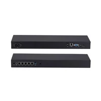 Qotom Mini PC Q10821G5-1U Computer Celeron J6412 Quad Core with 5x 2.5 Gigabit LAN Support 5G 1