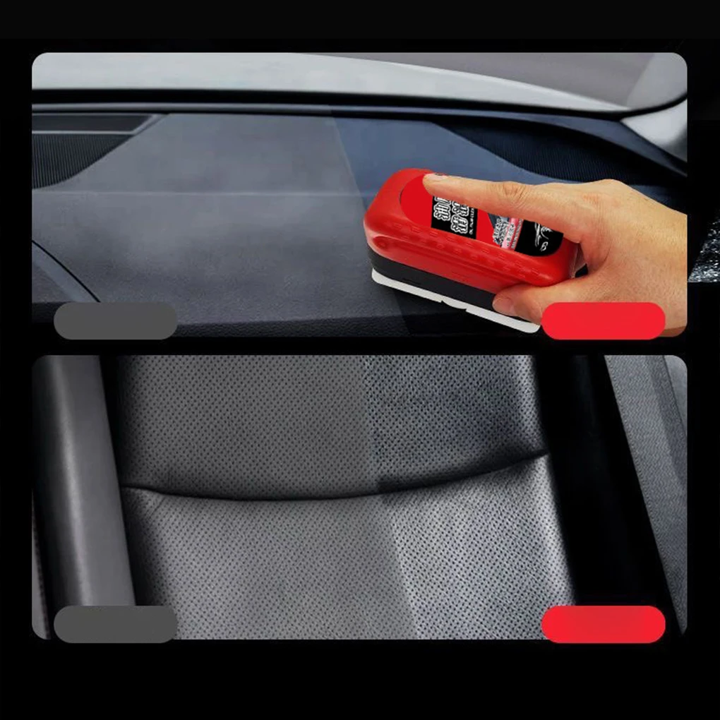 Car Glass Cleaning Brush Auto Glass Oil Film Remover Coating Front Glass Windshield Strong Oil Film Remover Fuzzy Windshield