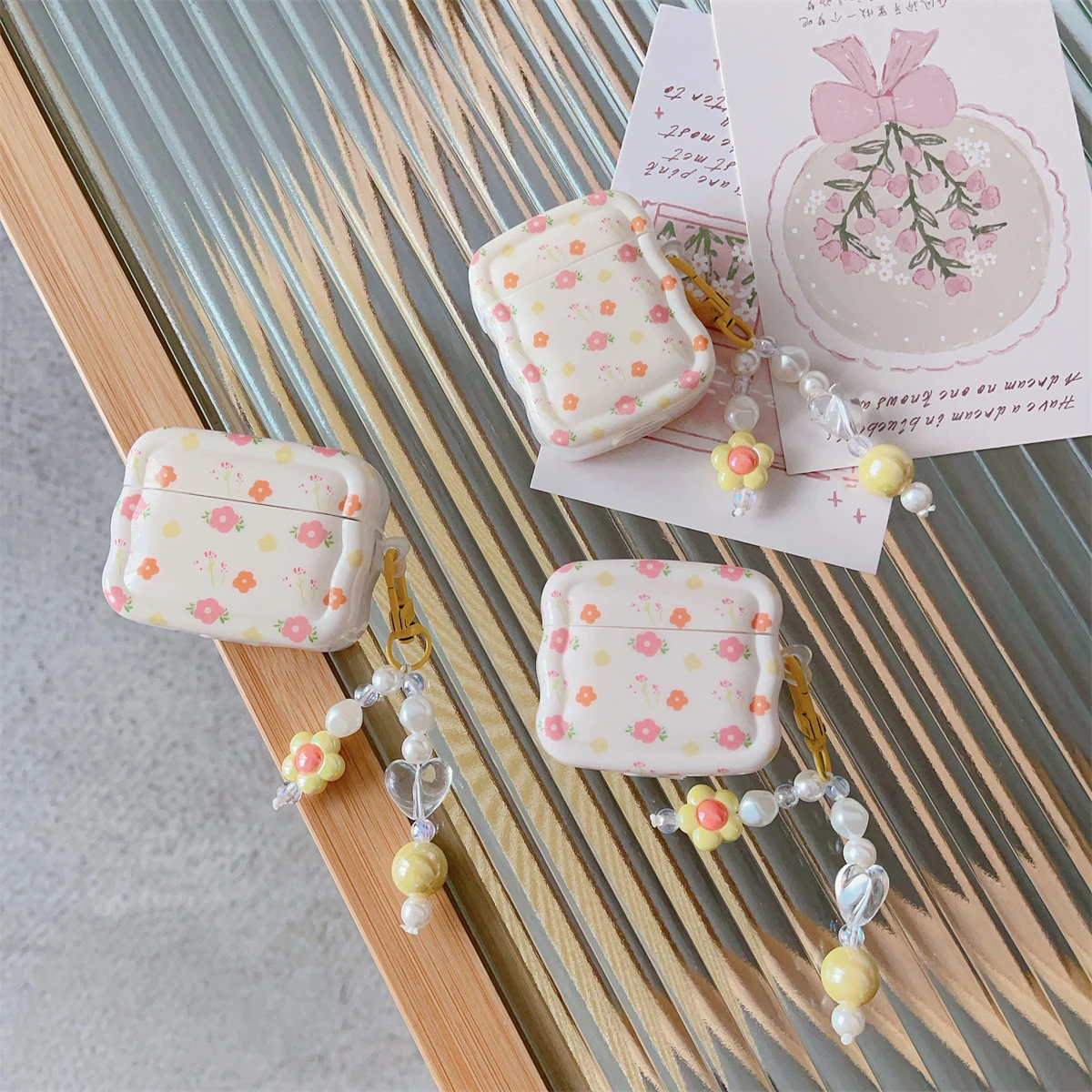 

Yellow Floral Pattern Case, Airpods Pro 2, Airpods 3 Accessories