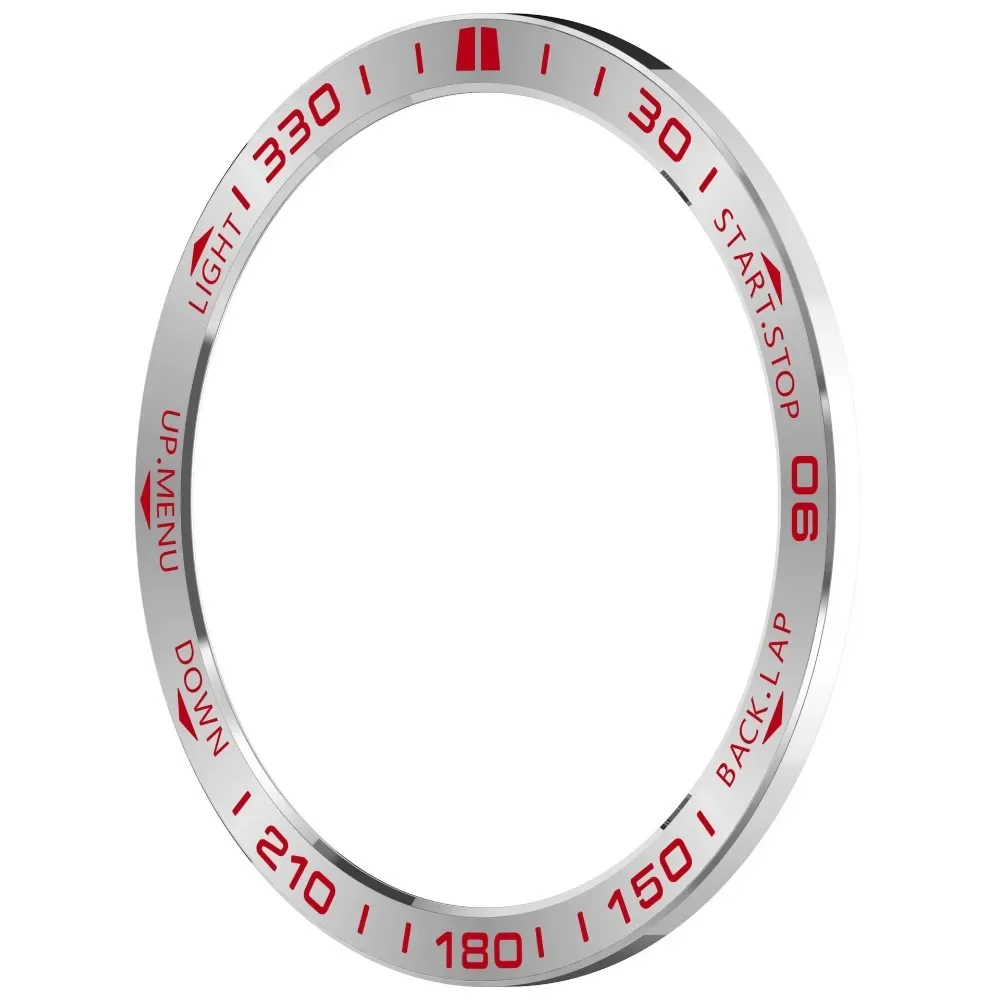 Stainless Steel Metal Bezel Ring with Time/Speed Scale