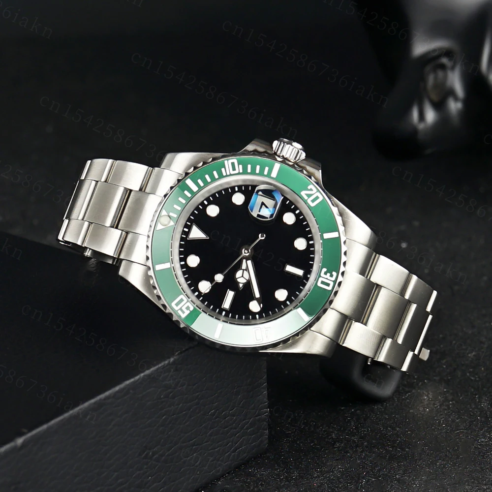 2022 Fashion New 40mm Men's Leisure Sports Sapphire Mirror Stainless Steel Material Waterproof Automatic Mechanical Watch