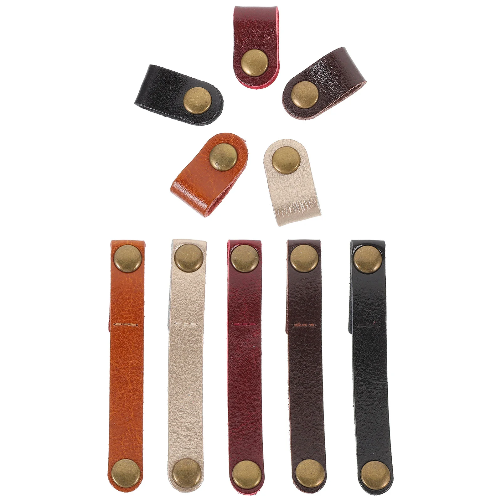 

Universal Earphone Cable Straps Wire Ties Management Cord Keeper Straps Organizer Holder Mixed Colors