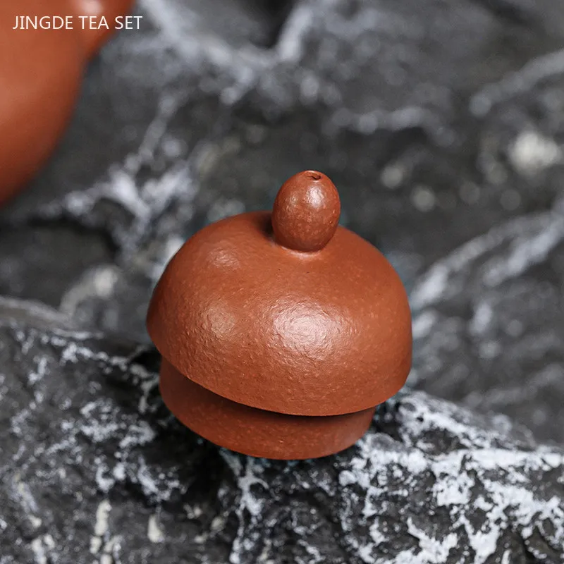 160ml Tradition Yixing Purple Clay Teapot Raw Ore Zhu Mud Filter Teapot Custom Chinese Zisha Tea Infuser Handmade Beauty Teaware
