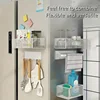 Magnetic Basket Organizer Holder for Fridge Magnetic Storage Bin Box Containers for Refrigerator Whiteboard Classroom 4