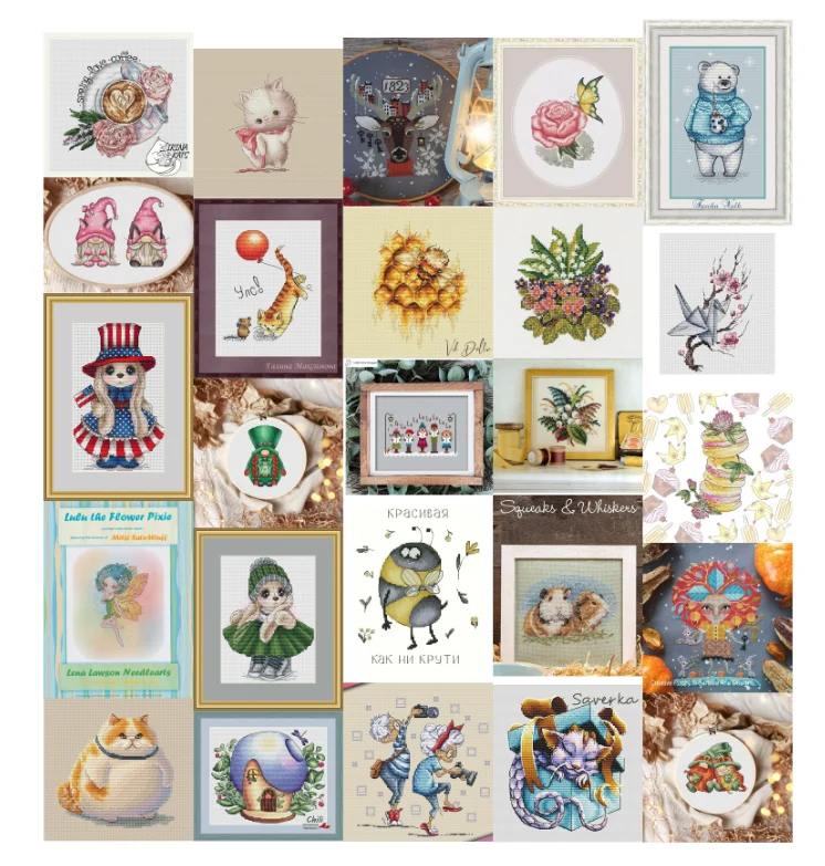 Counted Cross Stitch Kit Geisha With Fan Sakura Flower Chinese Cross stitch set fairy series-angel-american rabbit 21-29