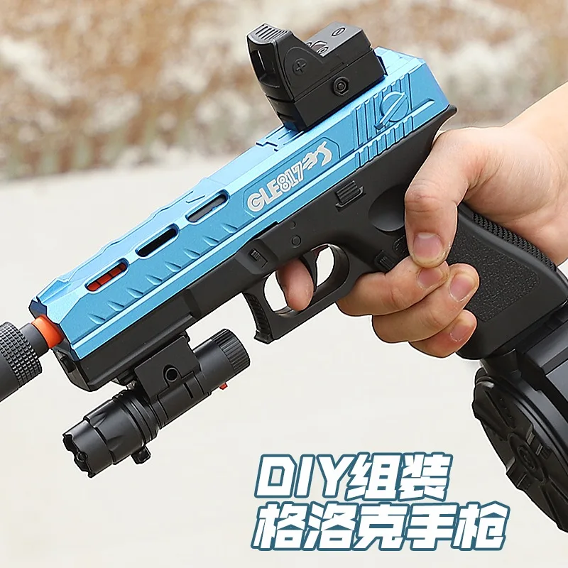 Pistola de juguete eléctrica Airsoft, pistola de bolas de salpicaduras de  tiro automático, cuentas de agua, pistola de arma, pistola Blaster de Gel  para deportes al aire libre, 2 en 1, nuevo - AliExpress