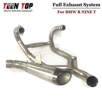 For BMW R NINE T Exhaust Titanium Alloy Exhaust System R NINE T Motorcycle Exhaust Muffler Silencer Exhaust Moto Escape Elbow