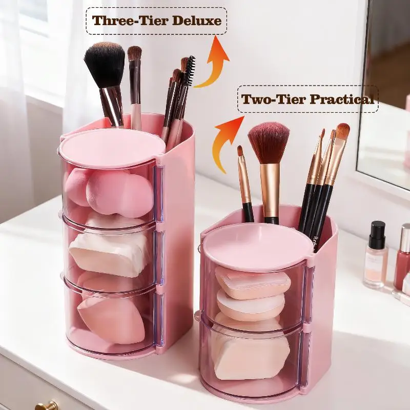 Clear Acrylic Hair Accessories and Jewelry Organizer Box