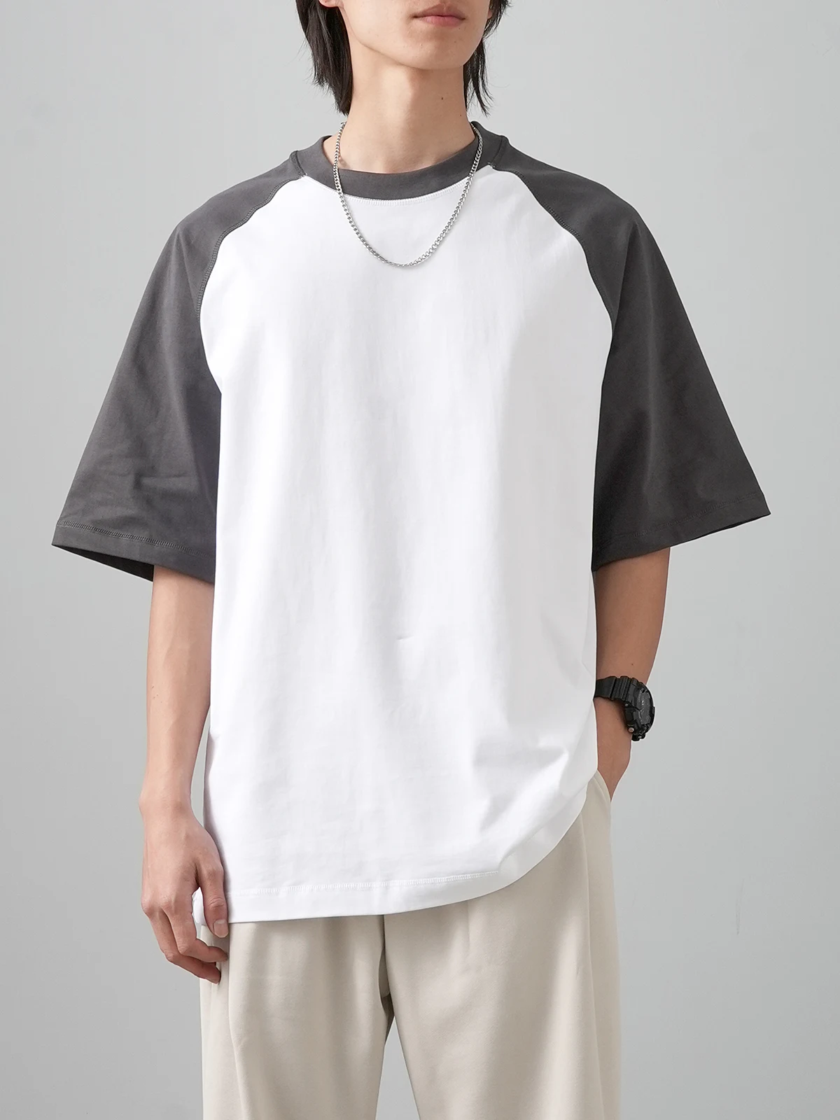 Brand Cotton Tshirts Women Mens Patchwork Color Short Sleeve White Black Basic Tees Top Woman Summer Y2K T-shirt Fashion Trend 3