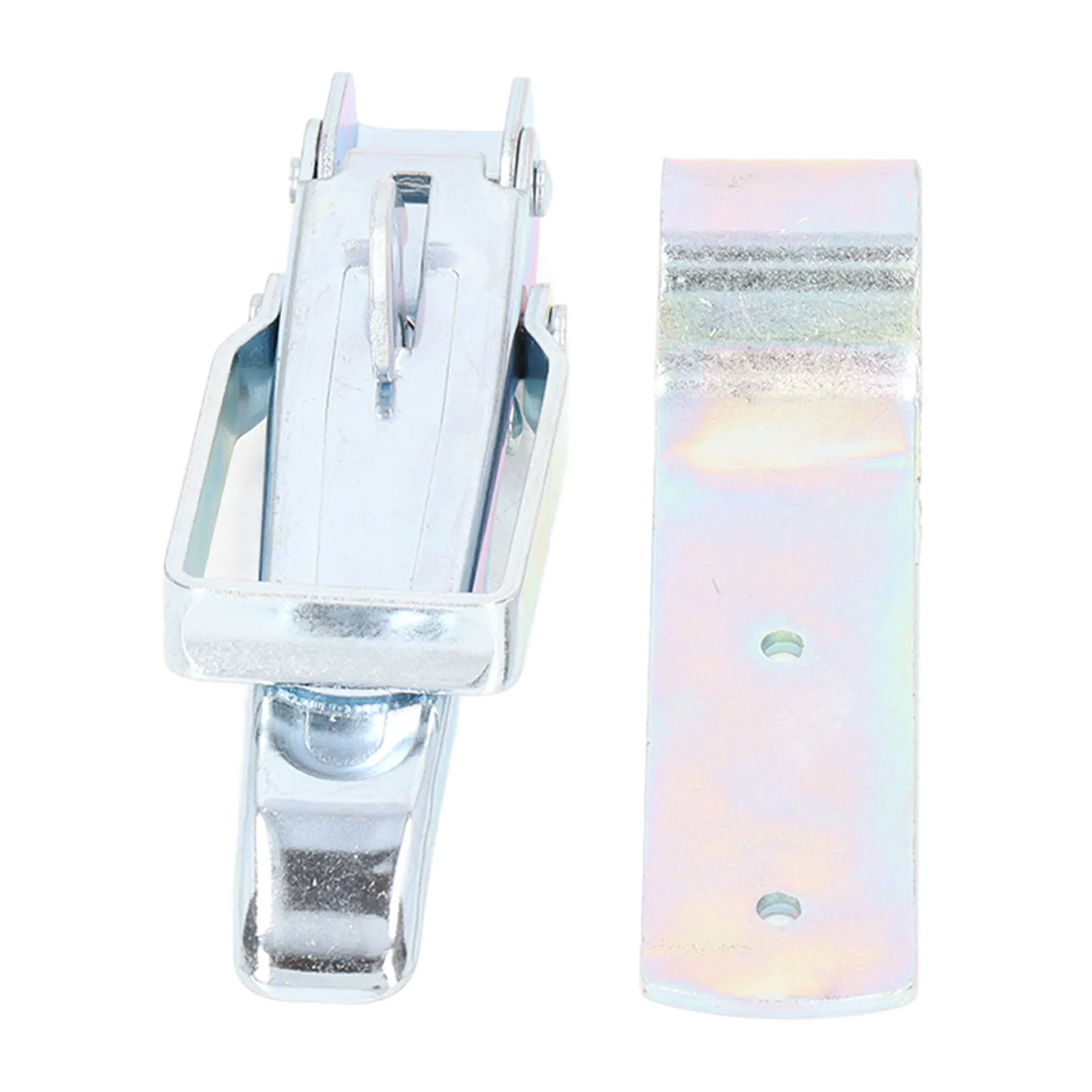 Trailer Lift Door Latch Heavy Duty Over Centre Body Clamp with Catch Plate for RVs Campervans